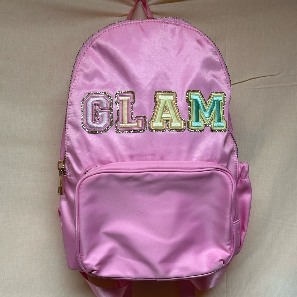 Stoney clover x target pink backpack with glam letters